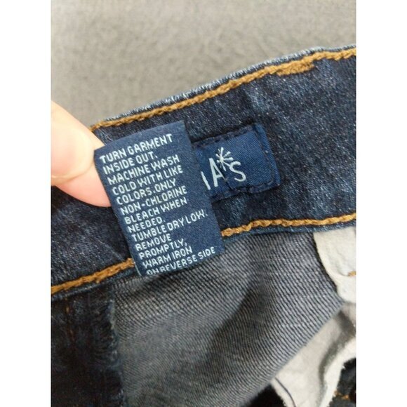 DELIA'S DOLLS KILL Morgan‎ Jeans SZ 14 Straight Leg Blue Dark Wash Casual - Picture 11 of 13